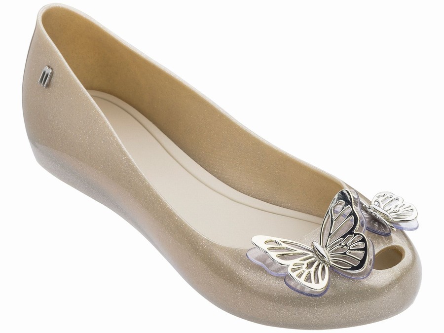 Bailarinas Melissa Ultragirl Butterfly Shimmer Mujer - Doradas - Argentina DAU-382690